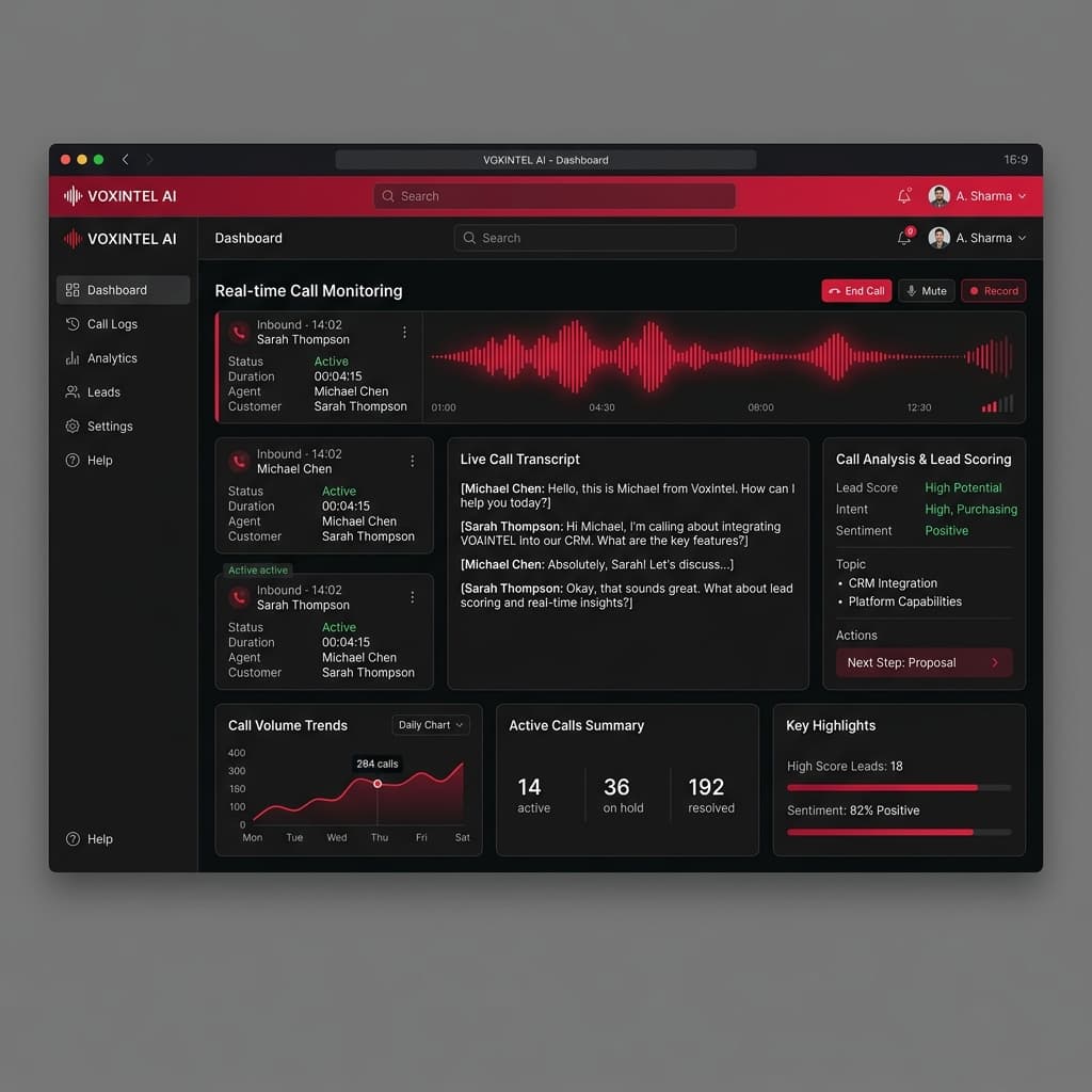 Autonomous Voice Agent Interface